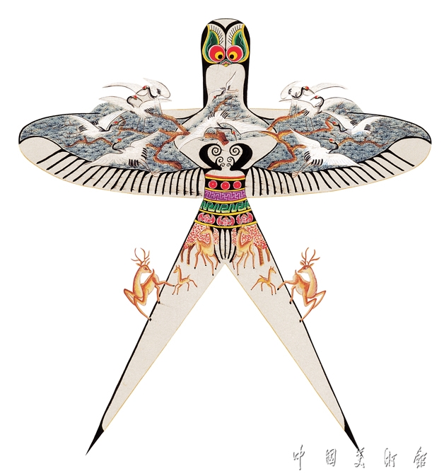 鹤鹿同春（瘦燕）