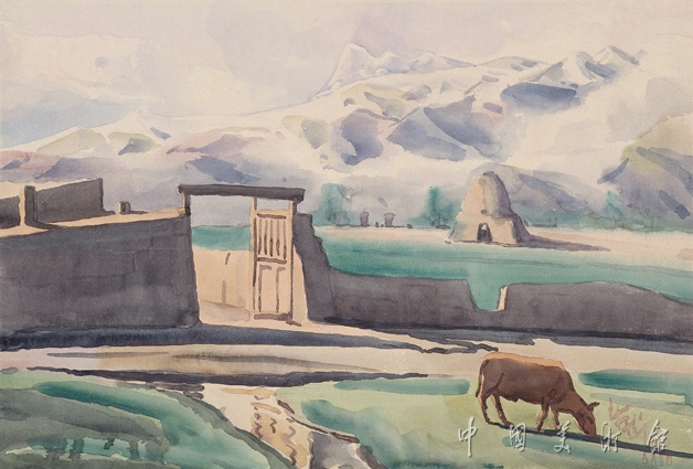 迪化郊外看博格达峰