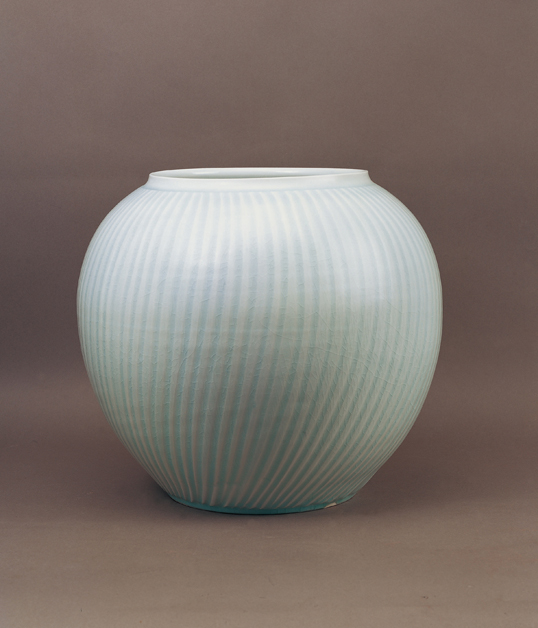 影青瓷水理纹大瓶