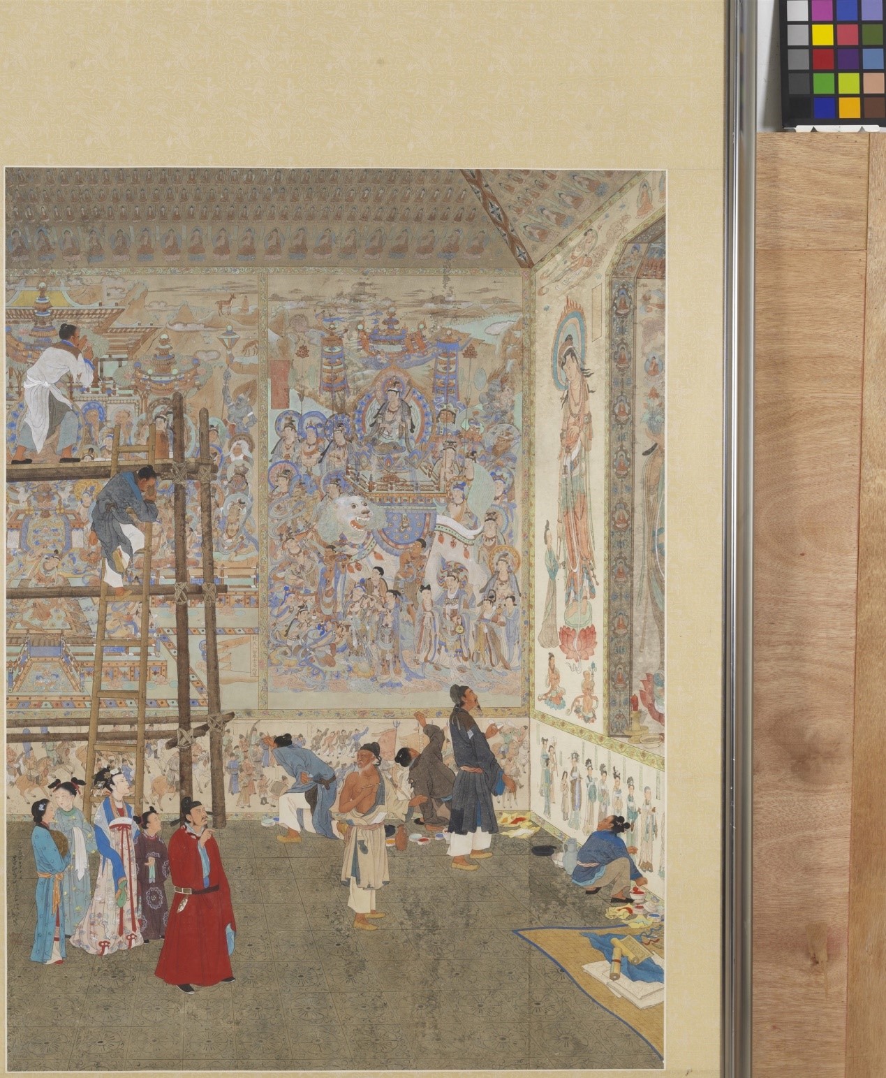 <h2>石窟艺术的创造者</h2><p>作者：潘絜兹</p><p>创作年代：1954年</p><p>规格：110cm×80cm</p>