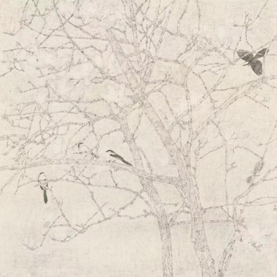 <h2>《绰约新妆玉有辉》</h2><p>作者：王法</p><p>创作年代：2022年</p><p>规格：100cm×100cm </p><p>品类：纸本设色</p>